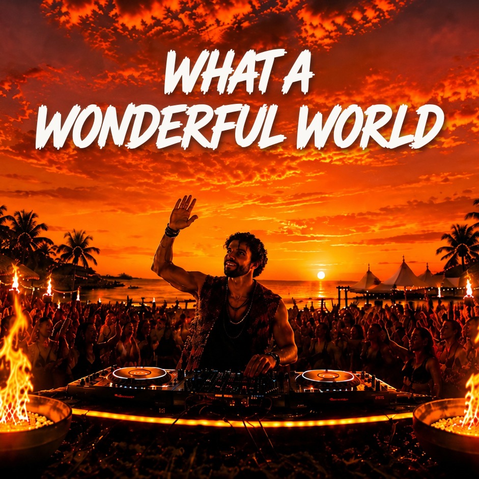 Cover art for Louis Armstrong - What A Wonderful World (ENNEM Afro House Remix)